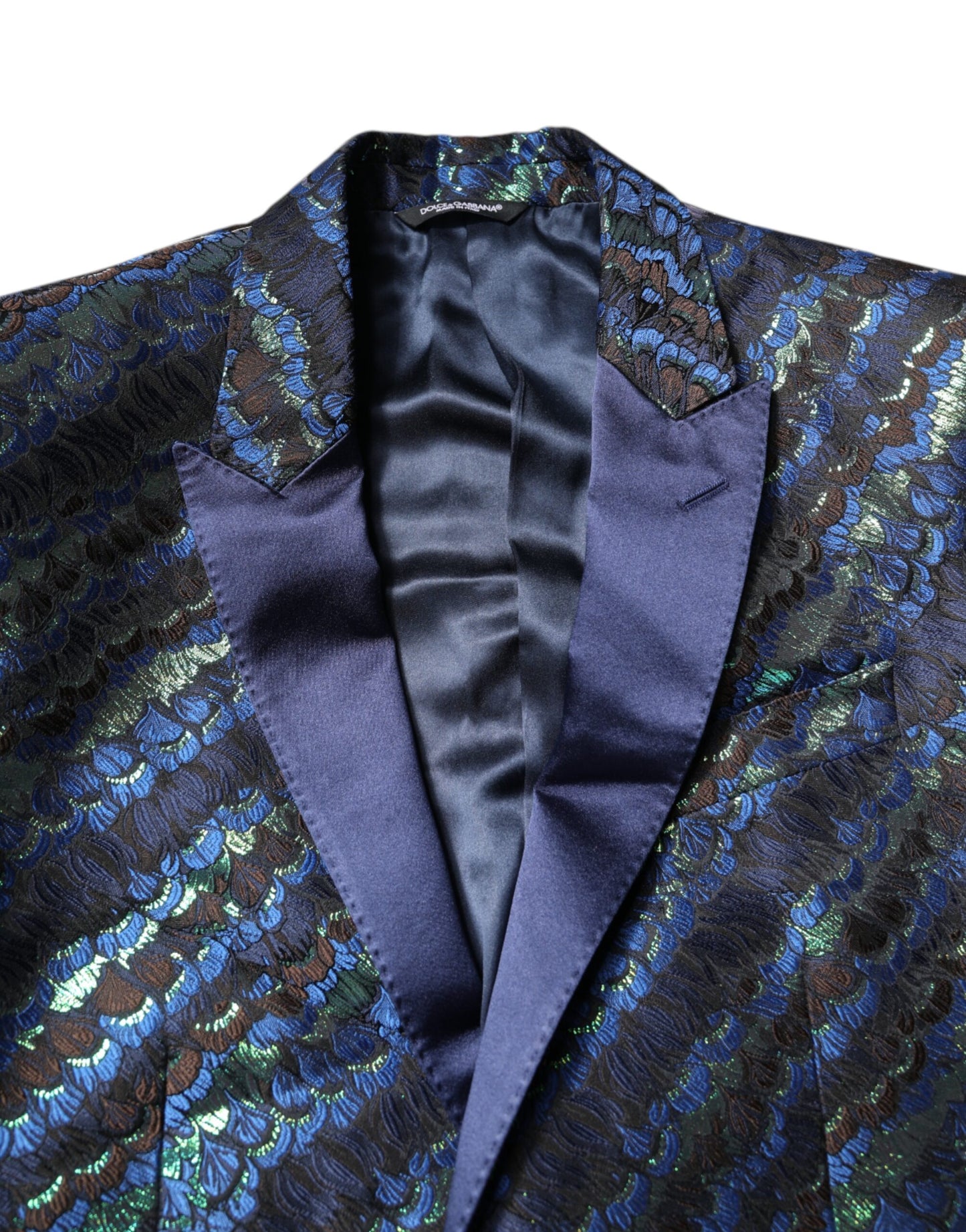 Dolce & Gabbana – Mehrfarbiger 2-teiliger Anzug aus Polyester-Jacquard