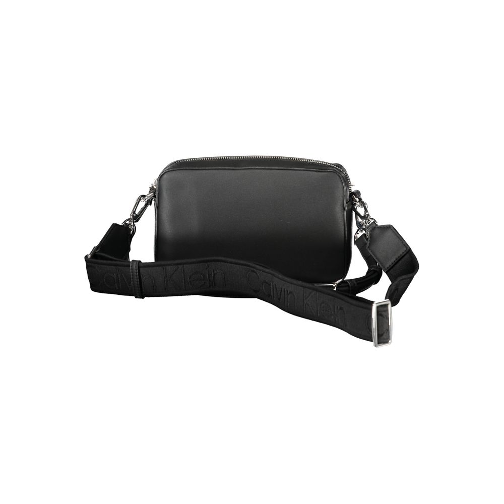 Calvin Klein Schwarze Polyester-Damenhandtasche