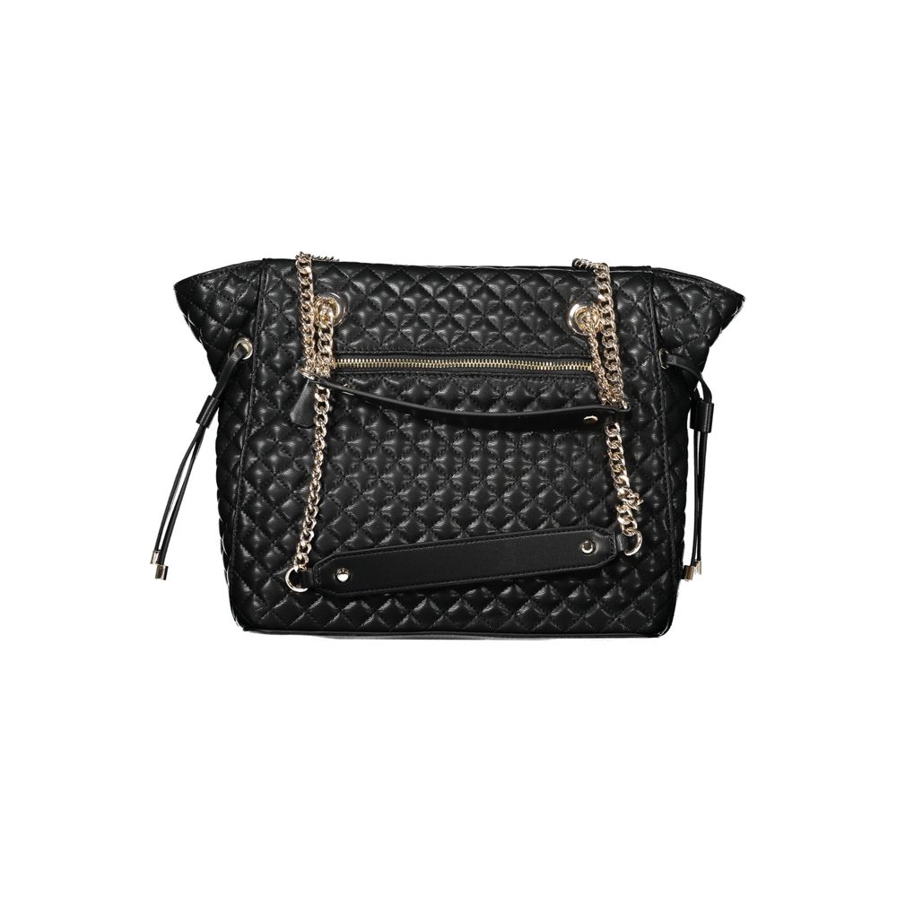 Guess Jeans Schwarze Polyethylen-Damenhandtasche