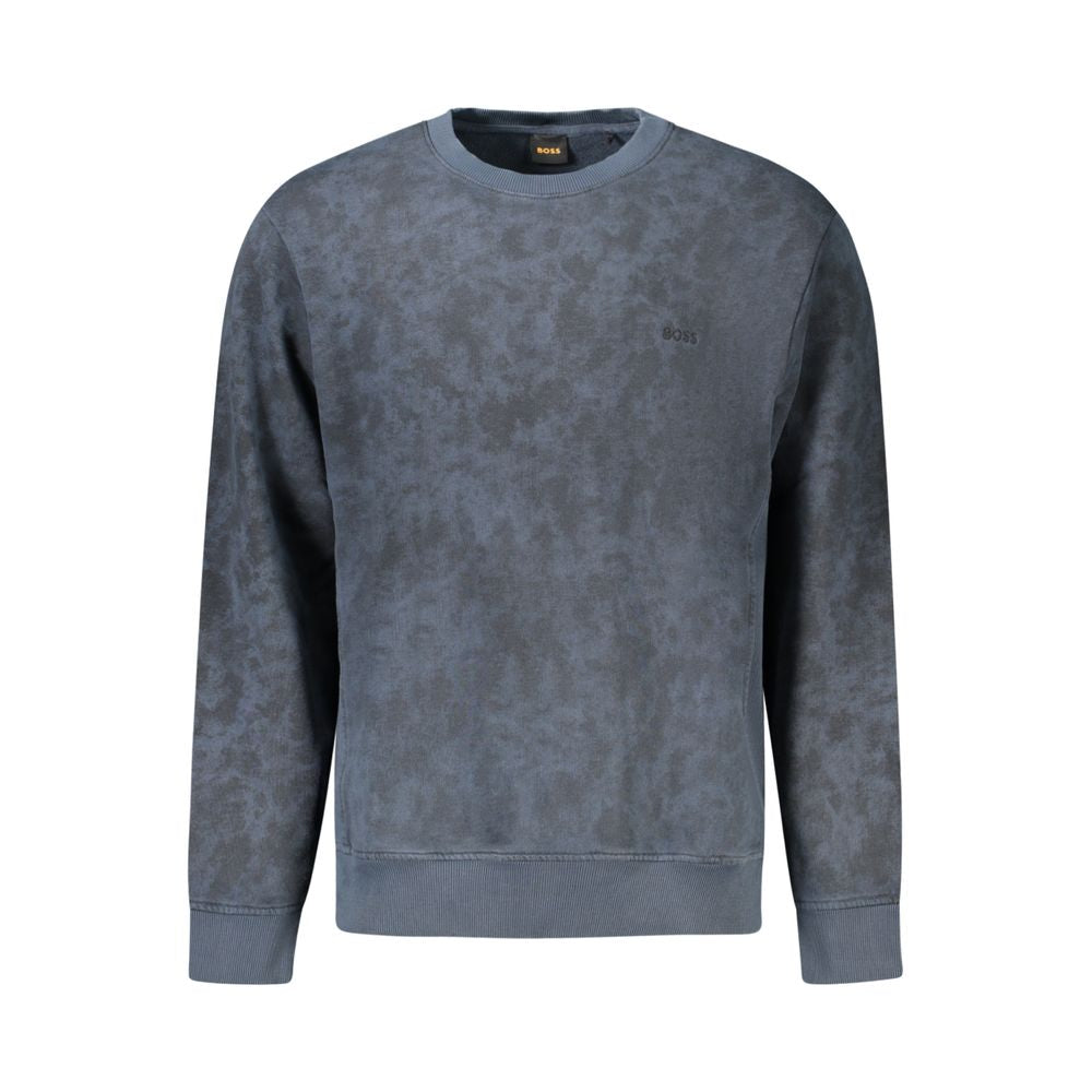 Hugo Boss Blauer Baumwollpullover für Herren