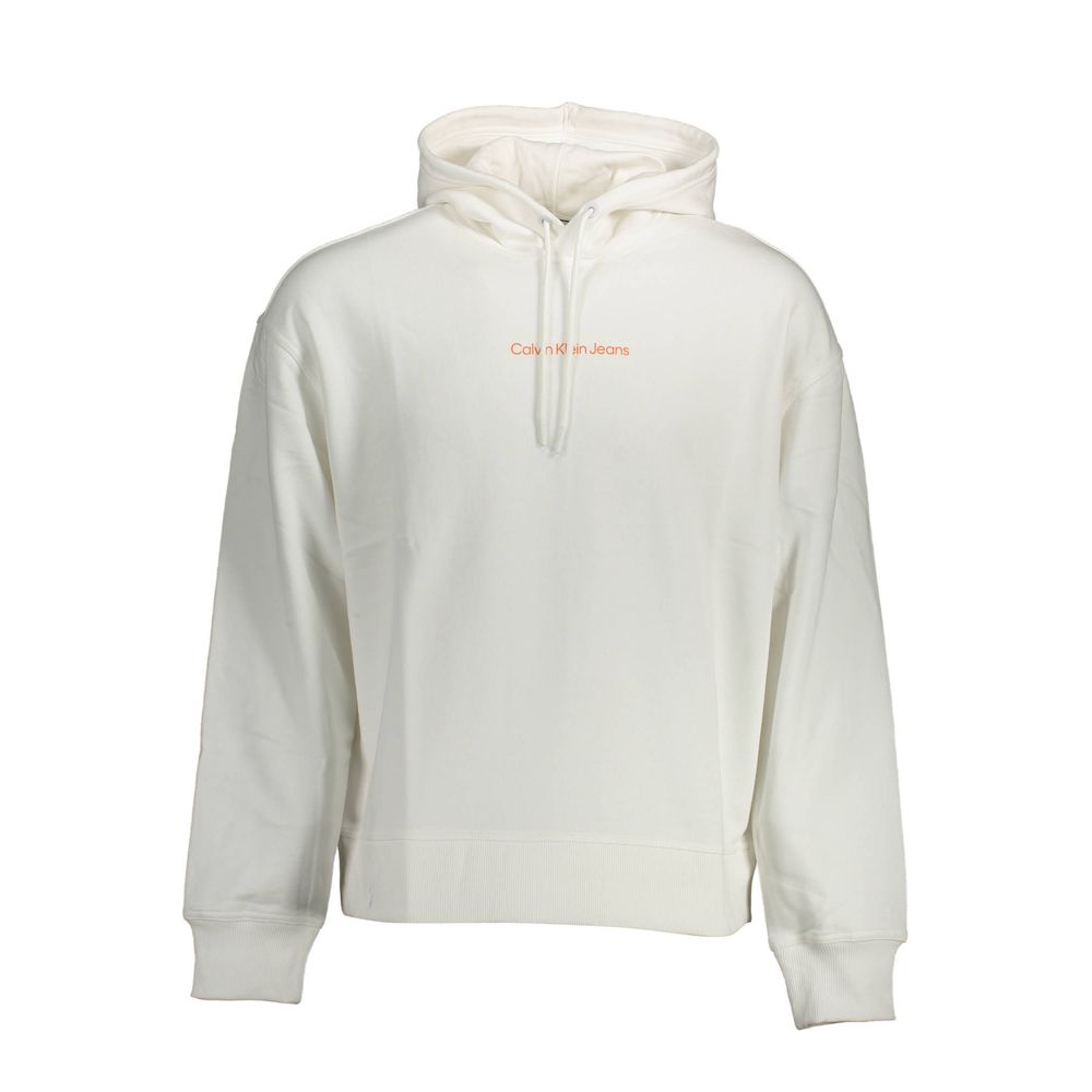 Calvin Klein Weißer Baumwollpullover für Herren