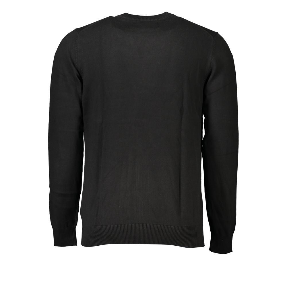 Calvin Klein – Eleganter, langärmliger Pullover mit Rundhalsausschnitt und Logo