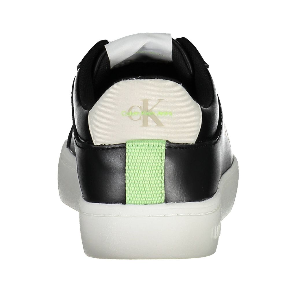 Calvin Klein Damen Sneaker aus schwarzem Polyester