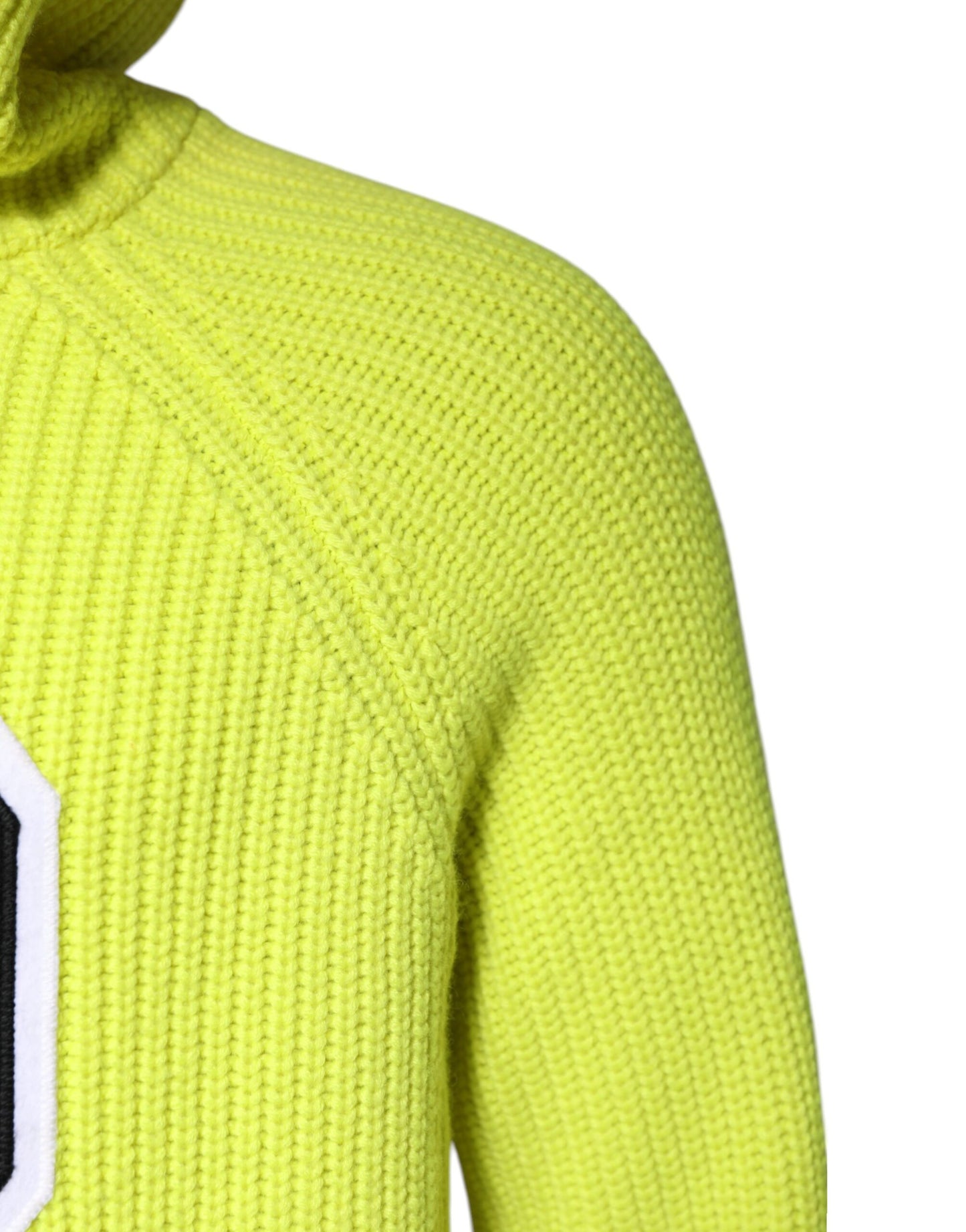 Dolce & Gabbana Grüner 69 Strickpullover mit Kapuze für Herren