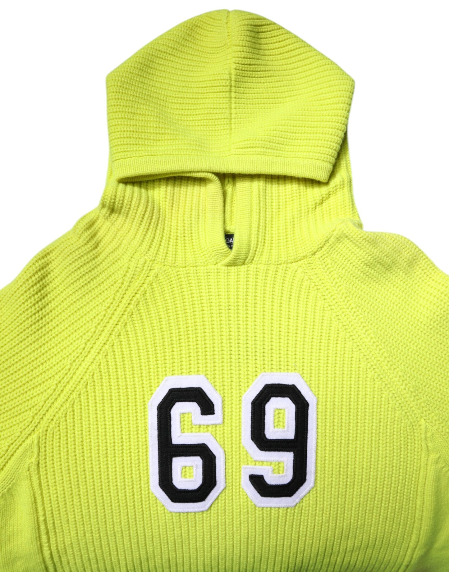 Dolce & Gabbana Grüner 69 Strickpullover mit Kapuze für Herren