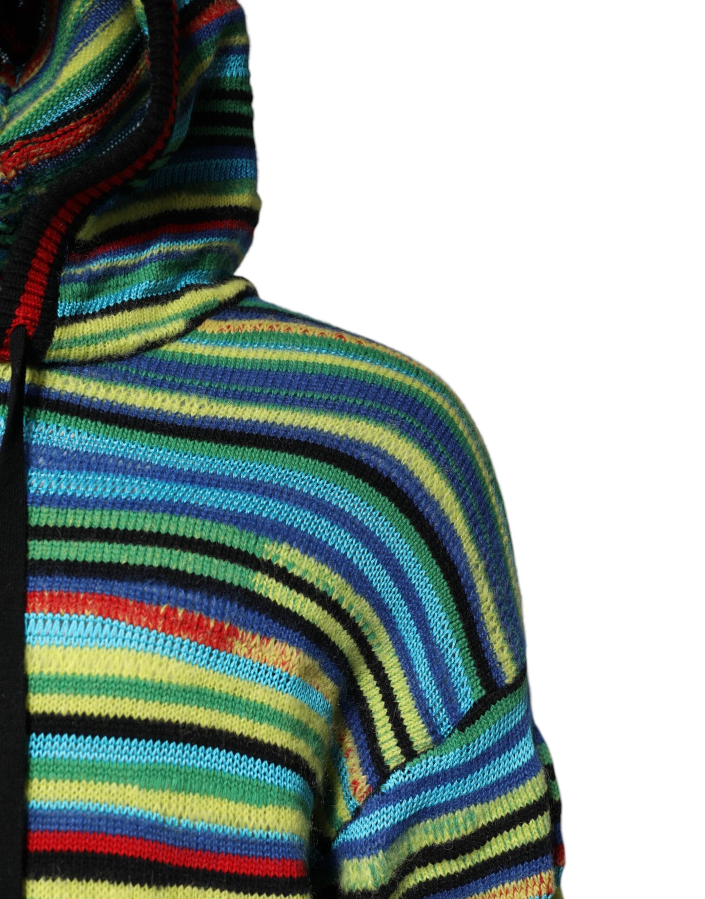 Dolce & Gabbana Mehrfarbiger Kapuzenpullover aus Baumwolle