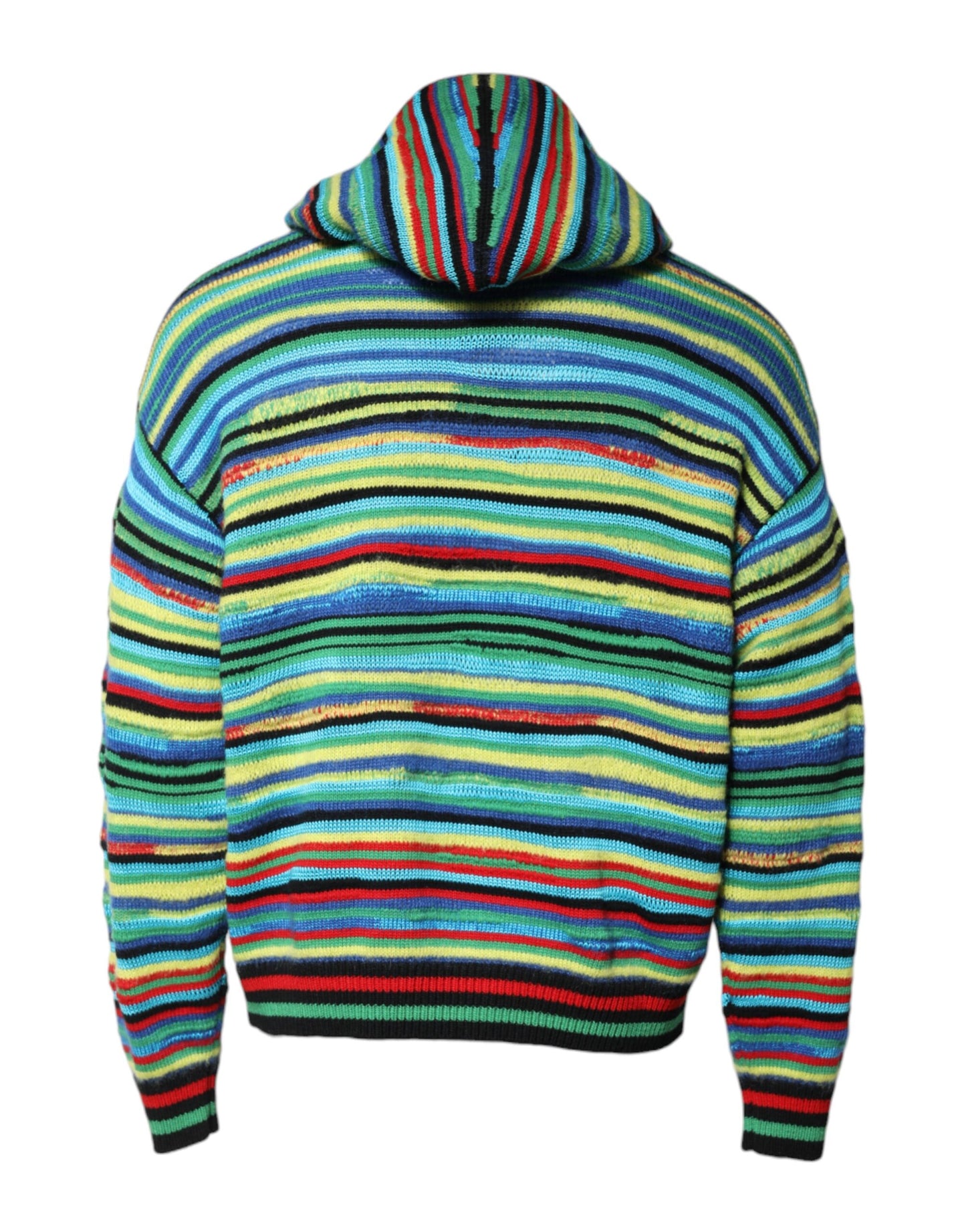 Dolce & Gabbana Mehrfarbiger Kapuzenpullover aus Baumwolle