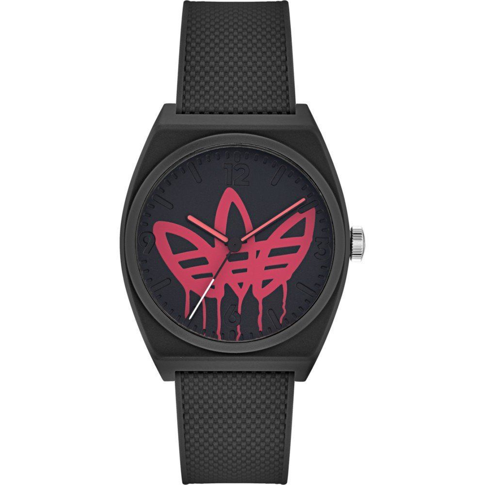 Adidas Schwarze Synthetikuhr