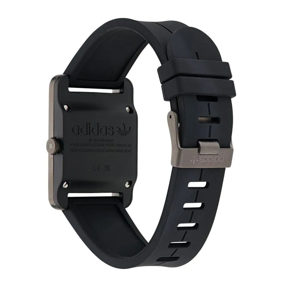 Adidas Schwarze Synthetikuhr