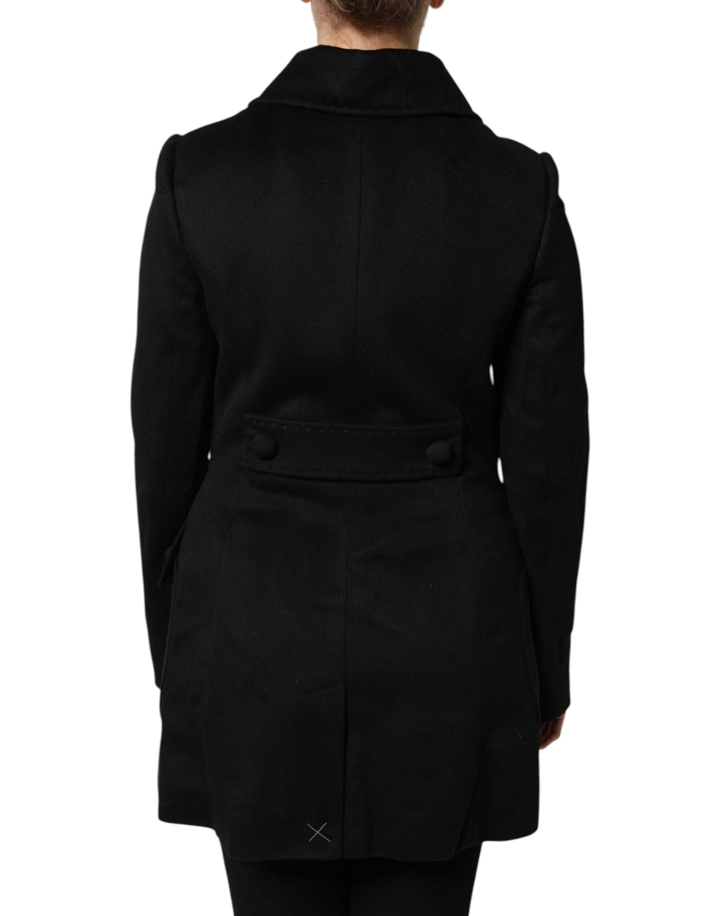 Dolce & Gabbana Sartoria Italiano Blazerjacke aus schwarzer Wolle