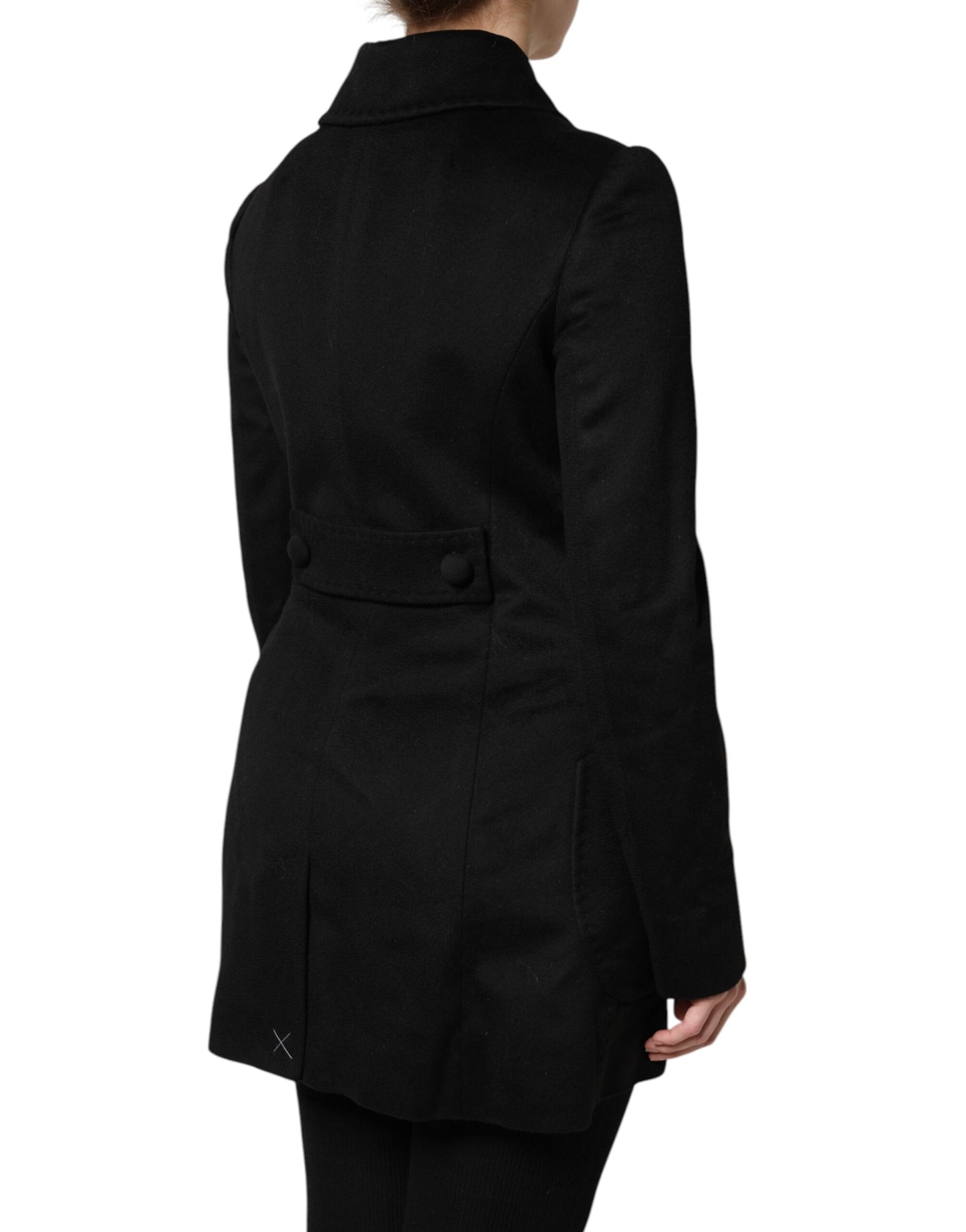 Dolce & Gabbana Sartoria Italiano Blazerjacke aus schwarzer Wolle