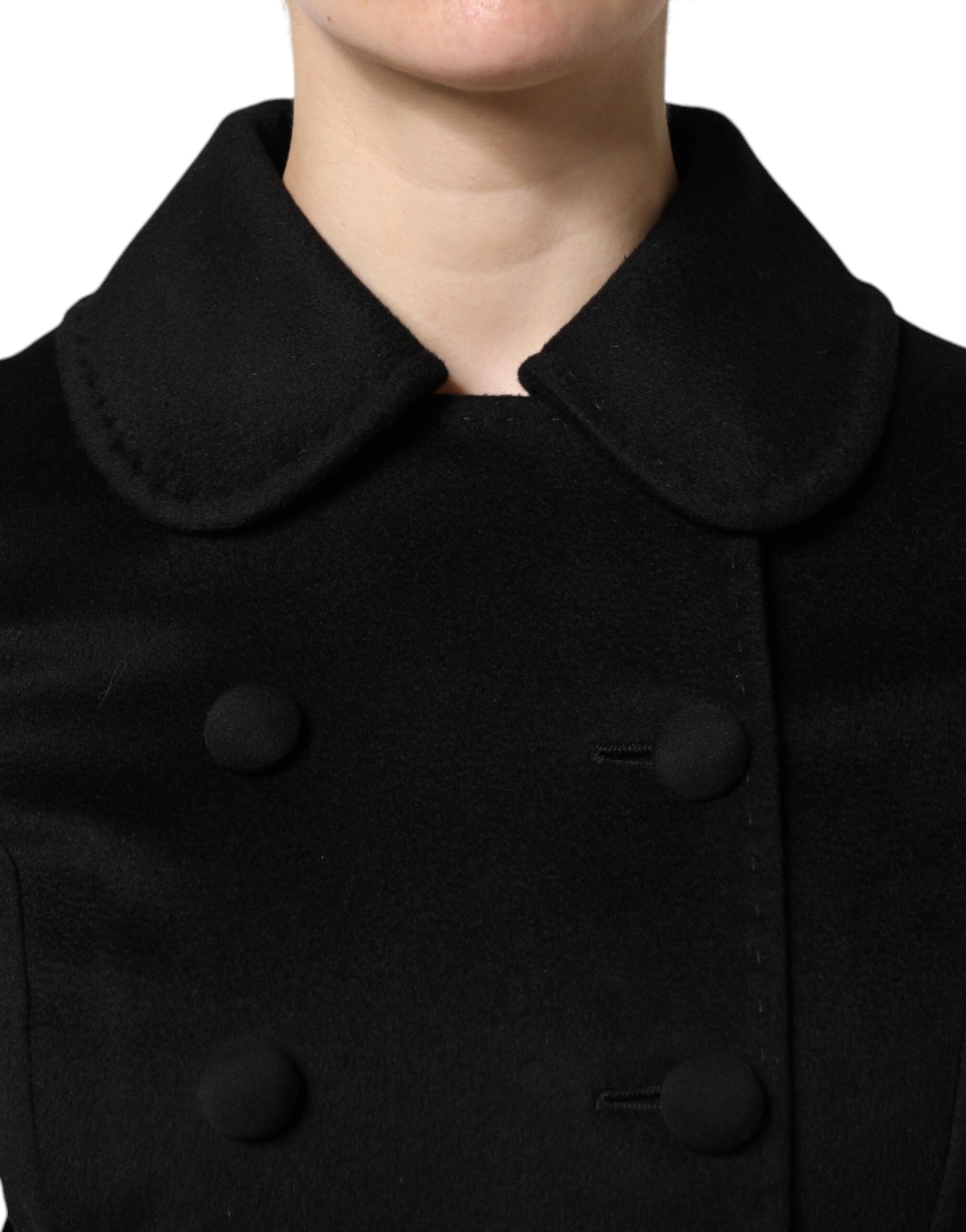 Dolce & Gabbana Sartoria Italiano Blazerjacke aus schwarzer Wolle