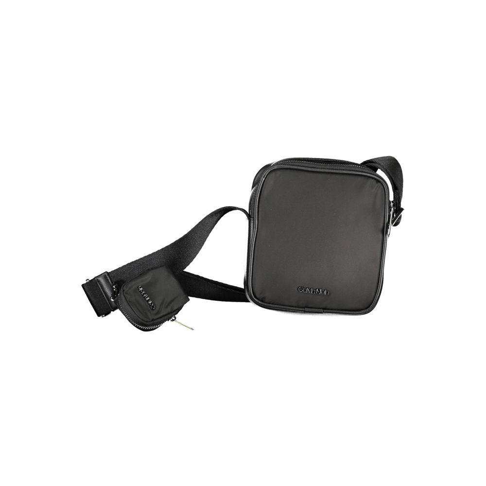 Calvin Klein – Schwarze Polyester-Umhängetasche