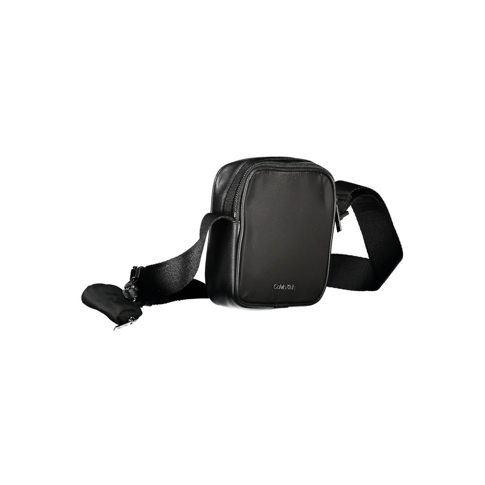 Calvin Klein – Schwarze Polyester-Umhängetasche