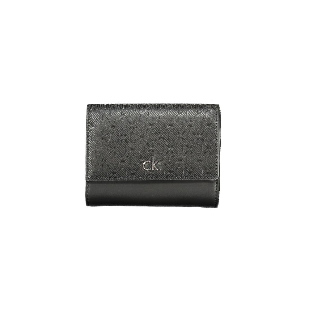 Calvin Klein Schwarze Polyester Damen Geldbörse