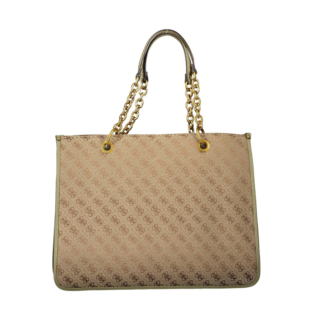 Guess Jeans Grüne Polyester Damen Handtasche