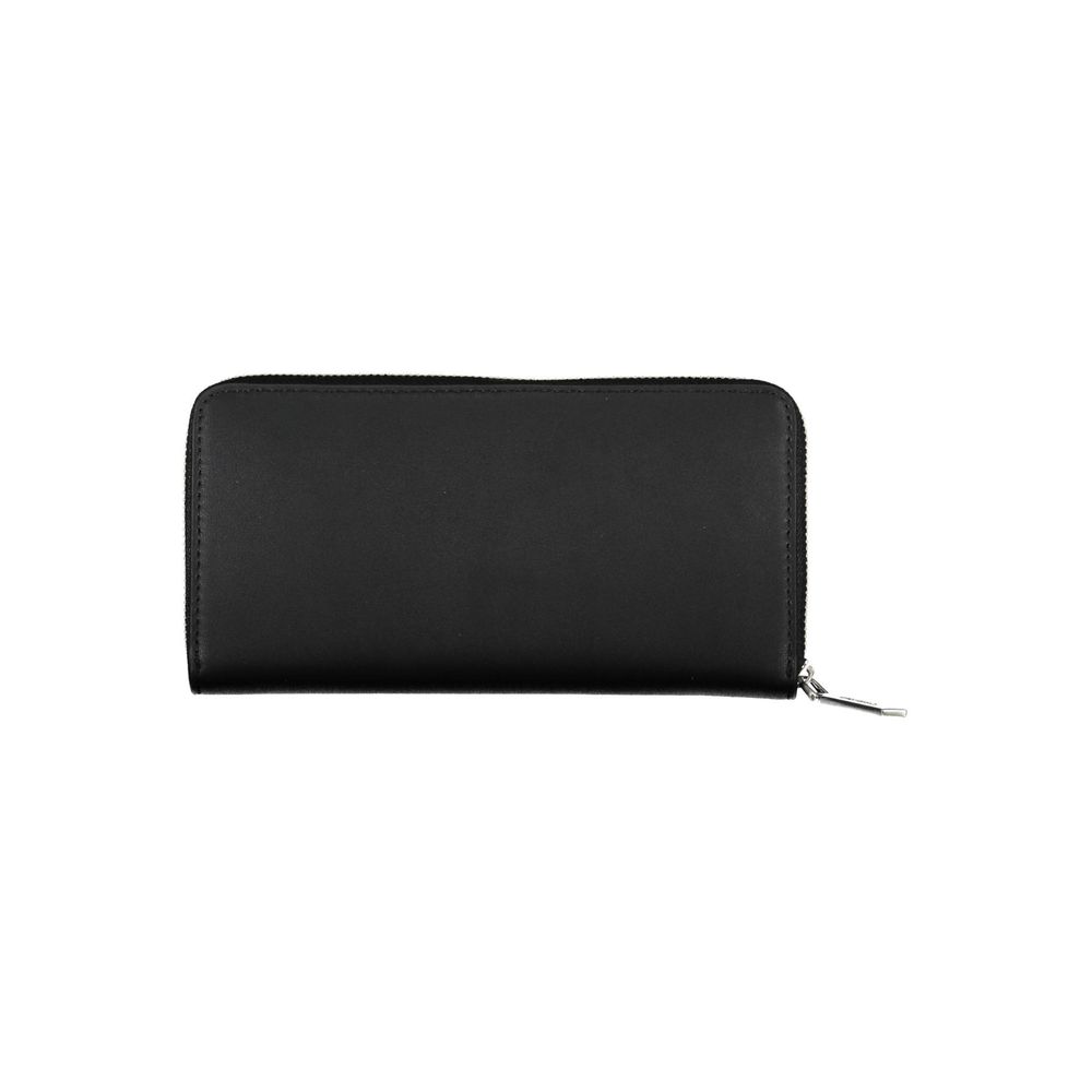 Calvin Klein – Schwarze Polyethylen-Geldbörse für Damen