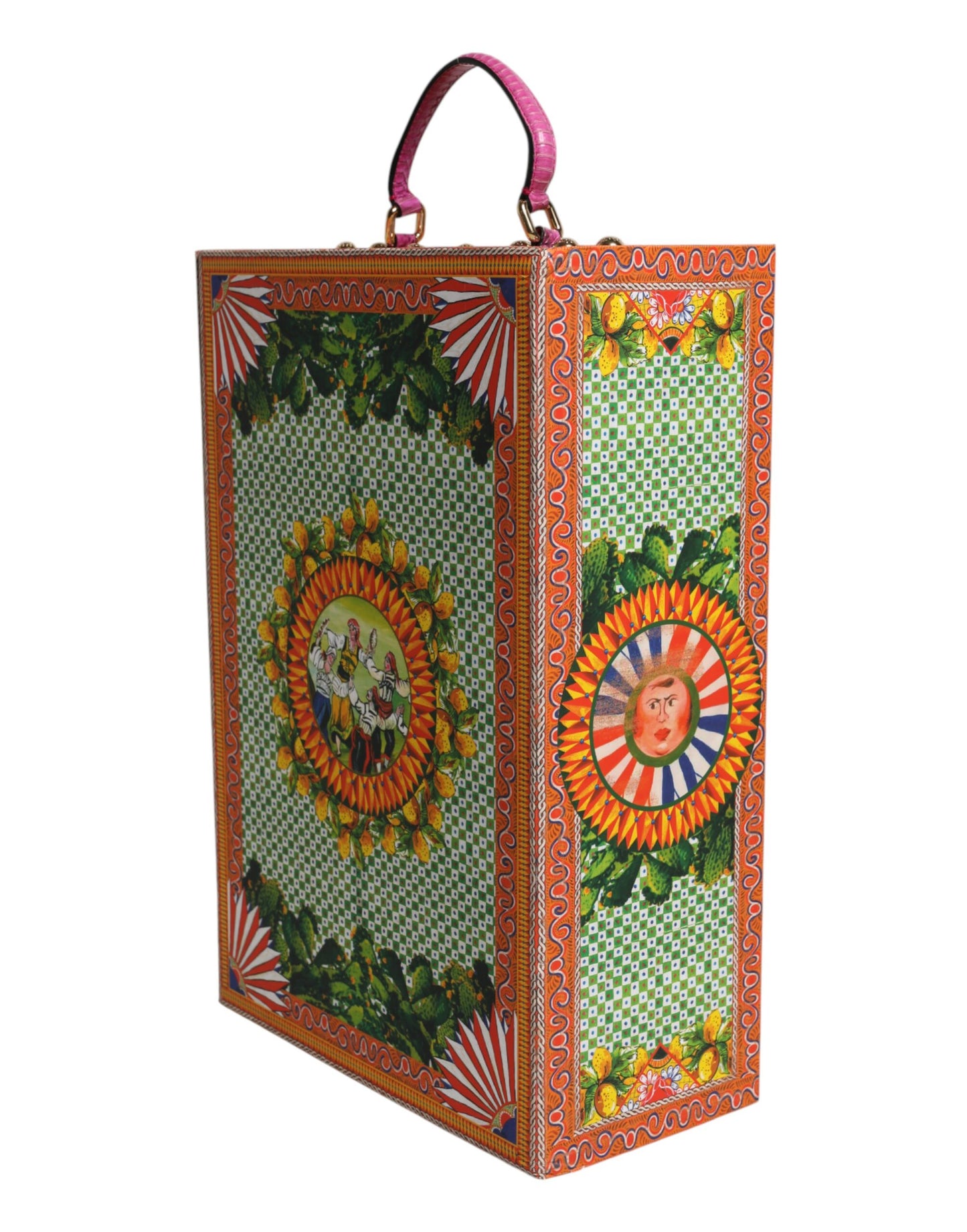 Dolce & Gabbana Schwarzes Kleid Keramik Porzellan Mode Leder Sicily Dolls