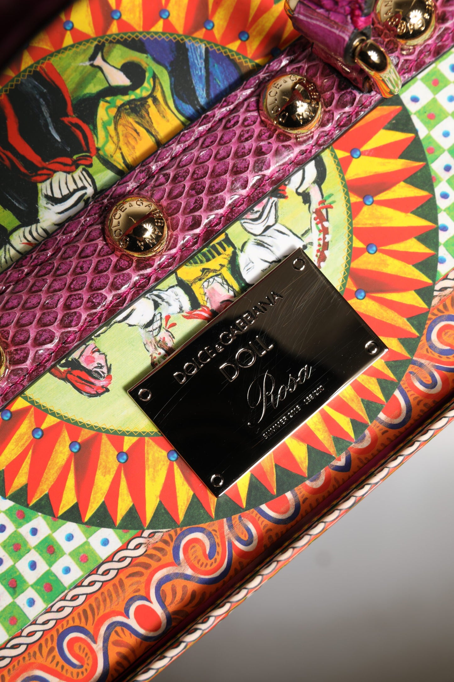 Dolce & Gabbana Schwarzes Kleid Keramik Porzellan Mode Leder Sicily Dolls