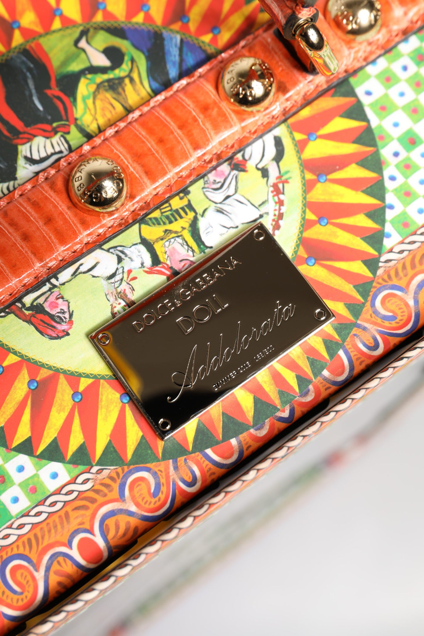 Dolce & Gabbana Schwarzes Kleid Keramik Porzellan Mode Leder Sicily Dolls