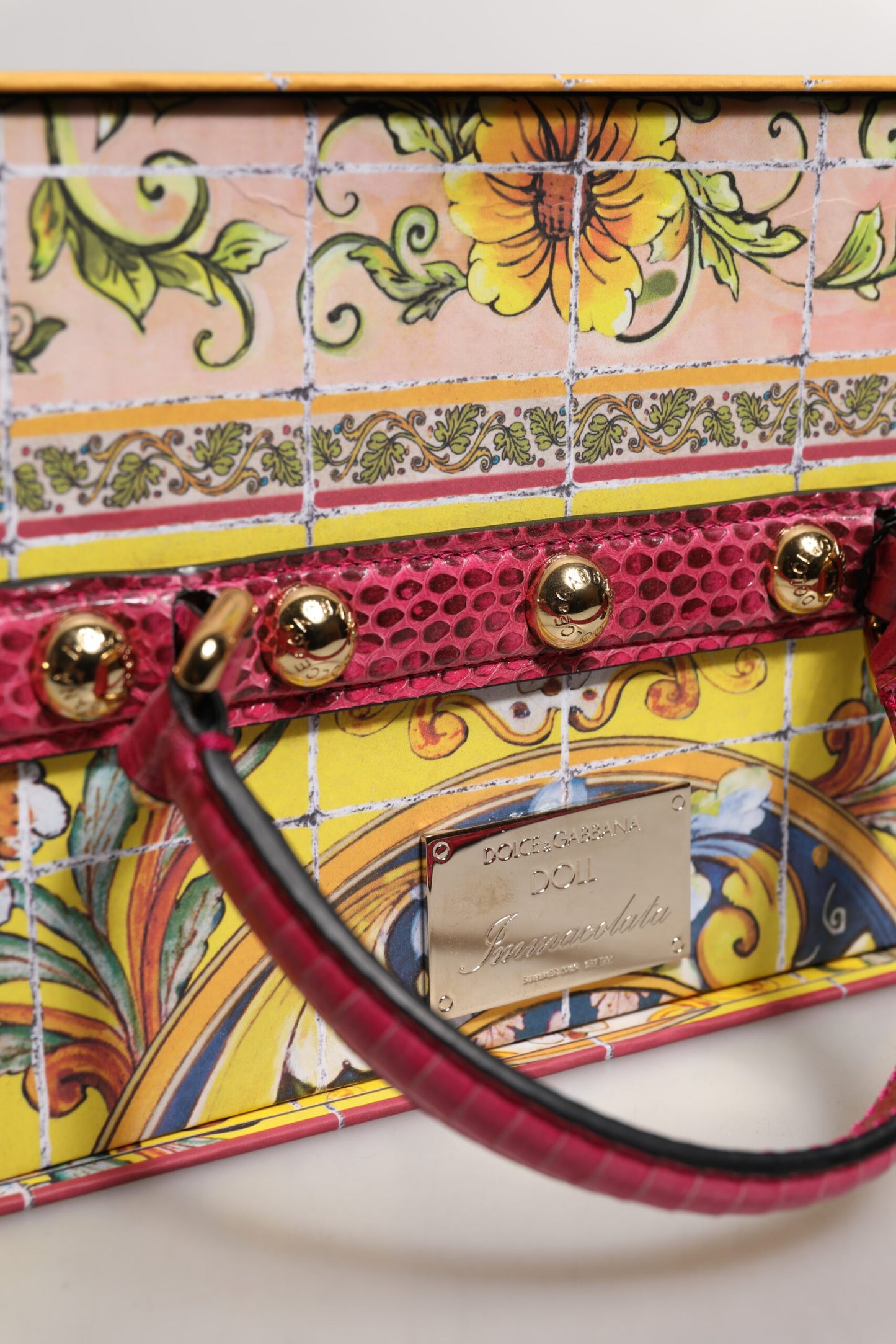 Dolce & Gabbana Schwarzes Kleid Keramik Porzellan Mode Leder Sicily Dolls