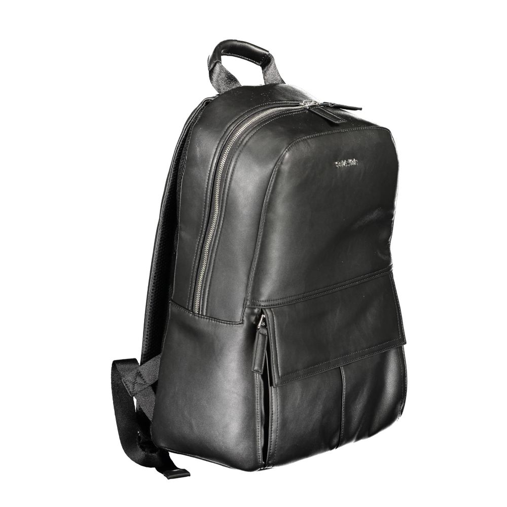 Calvin Klein Schwarzer Polyester Herren Rucksack