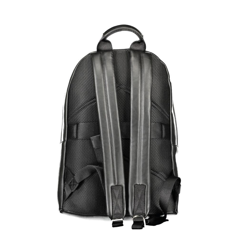 Calvin Klein Schwarzer Polyester Herren Rucksack