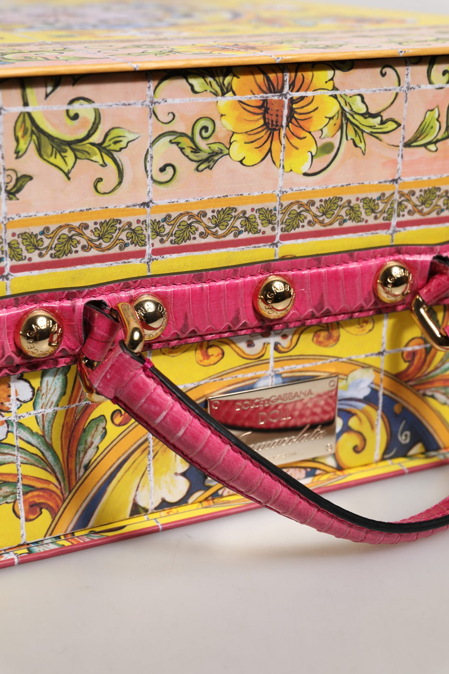 Dolce & Gabbana Schwarzes Kleid Keramik Porzellan Mode Leder Sicily Dolls