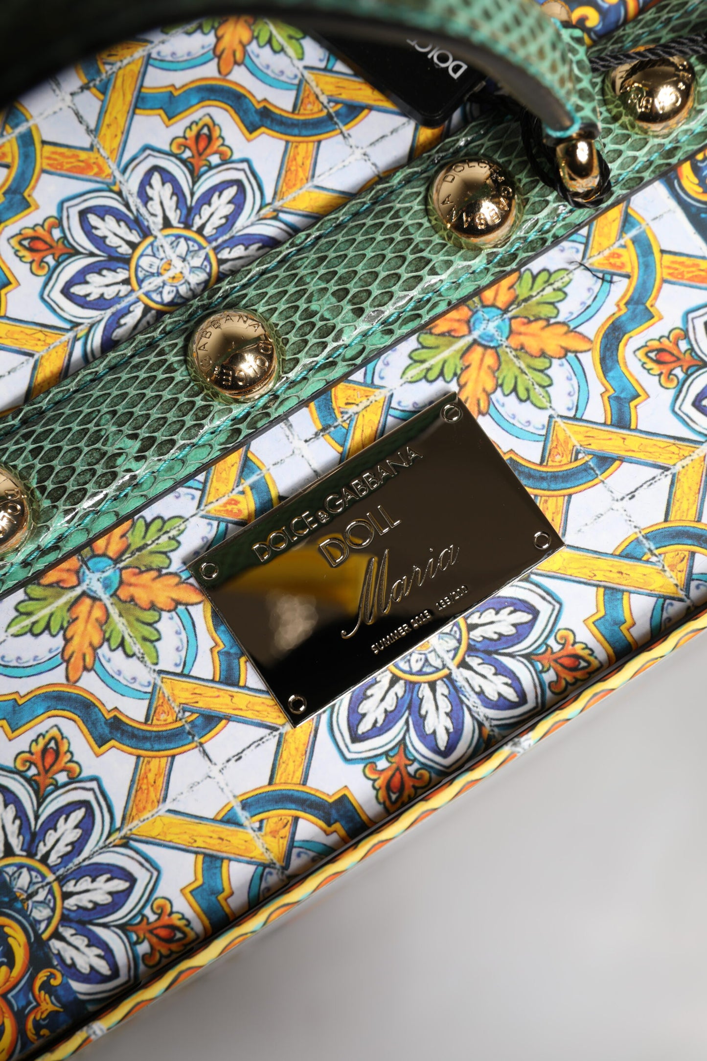 Dolce & Gabbana Schwarzes Kleid Keramik Porzellan Mode Leder Sicily Dolls