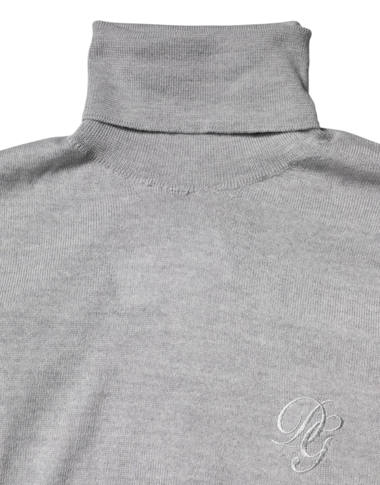Dolce & Gabbana Grauer Wollstrickpullover für Herren