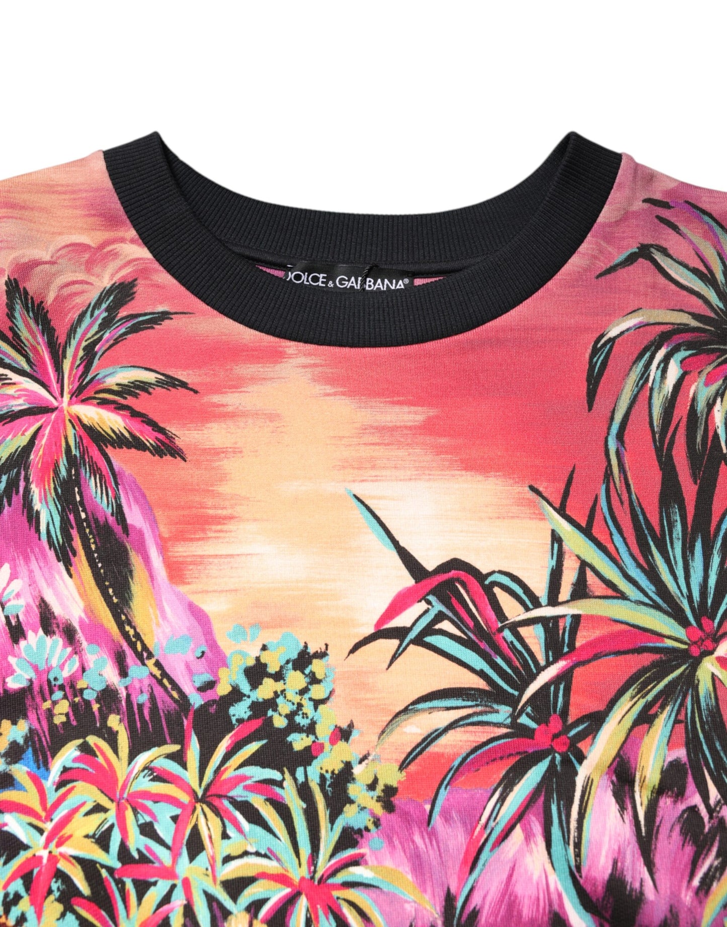 Dolce & Gabbana Pullover mit Rundhalsausschnitt und mehrfarbigem Print