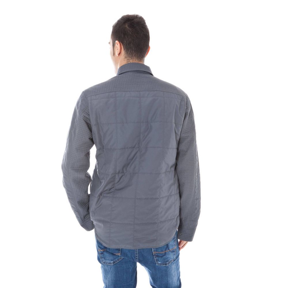 Calvin Klein Graue Polyester Herrenjacke