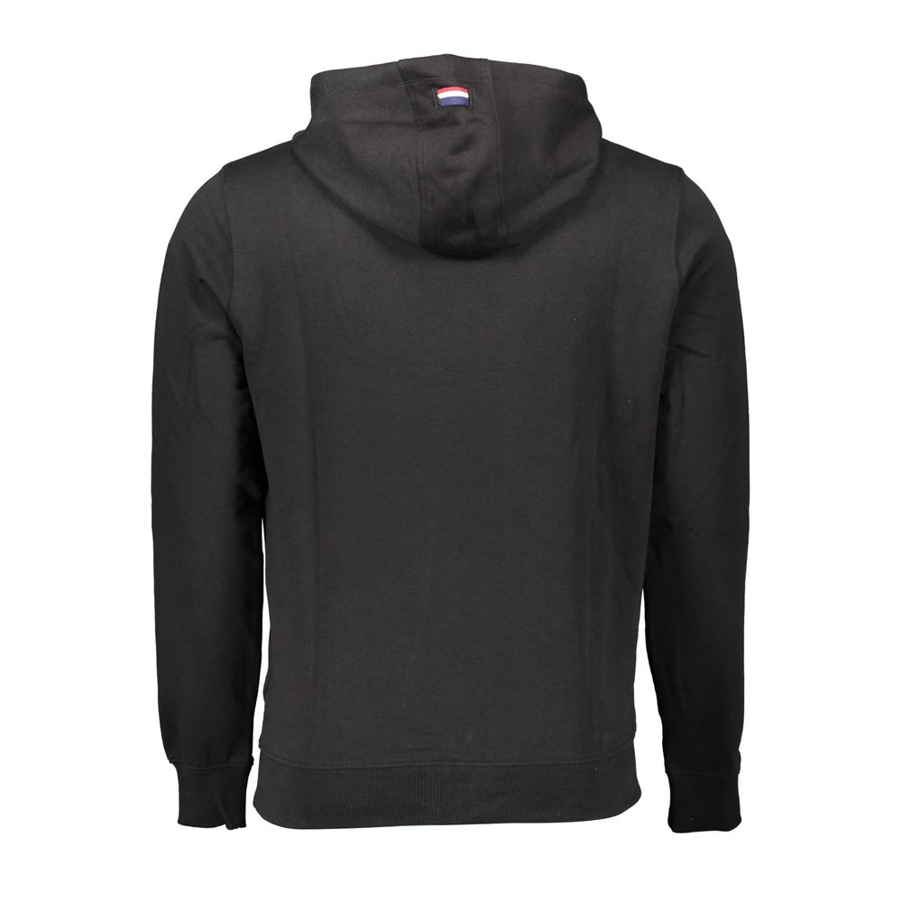 US POLO ASSN. Schwarzer Baumwollpullover für Herren