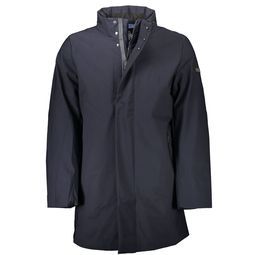 US POLO ASSN. Blue Polyester Men Jacket