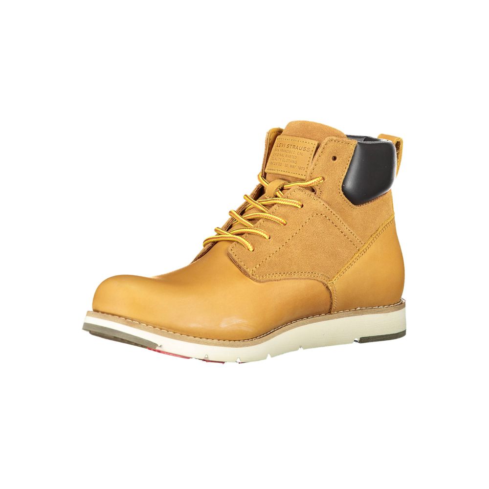 Levi's – Beige Lederstiefel für Herren