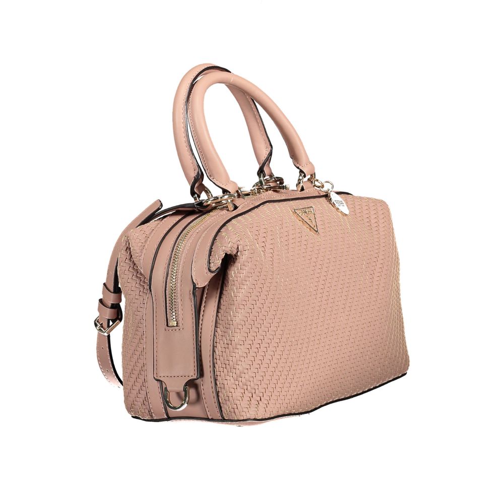 Guess Jeans Pink Polyethylen Damen Handtasche