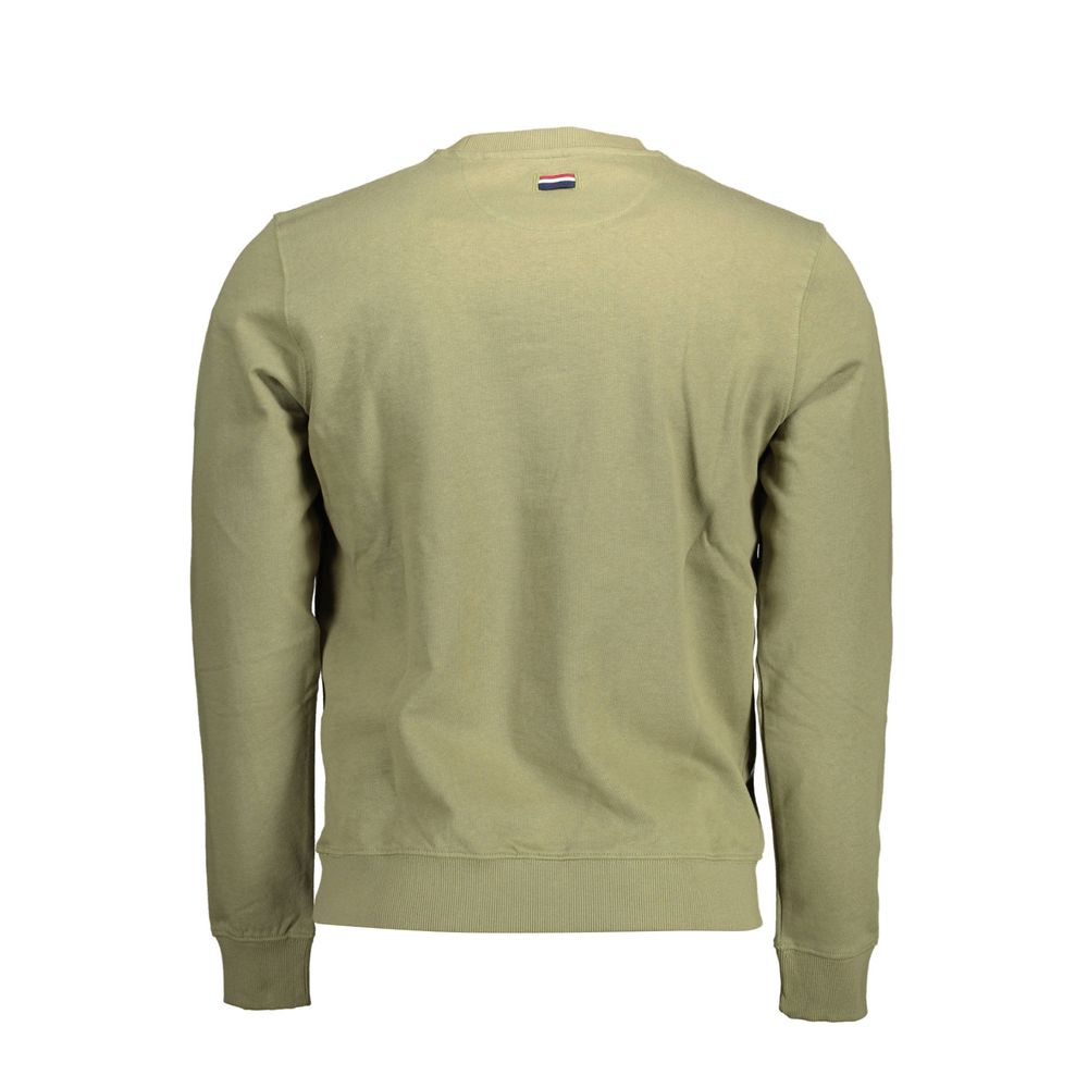 US POLO ASSN. Grüner Baumwollpullover für Herren