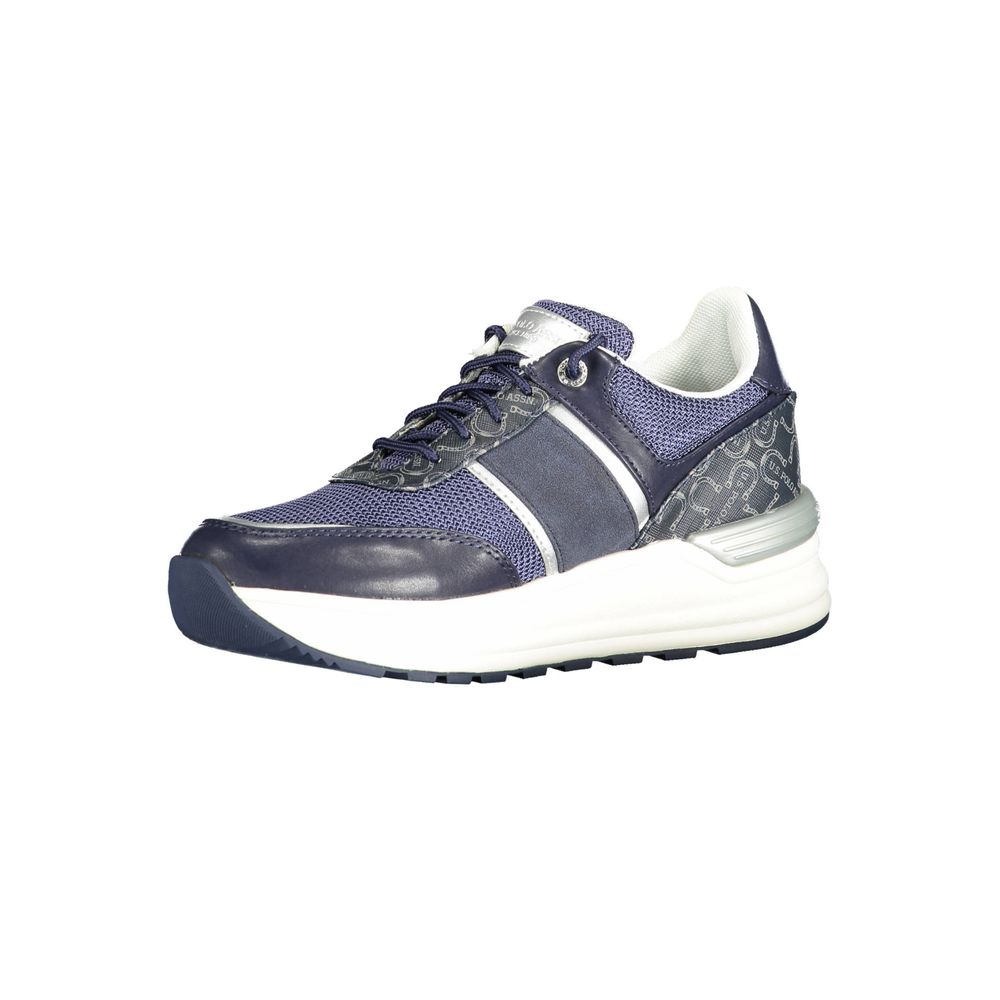 US POLO ASSN. Blaue Polyester-Damen-Sneaker