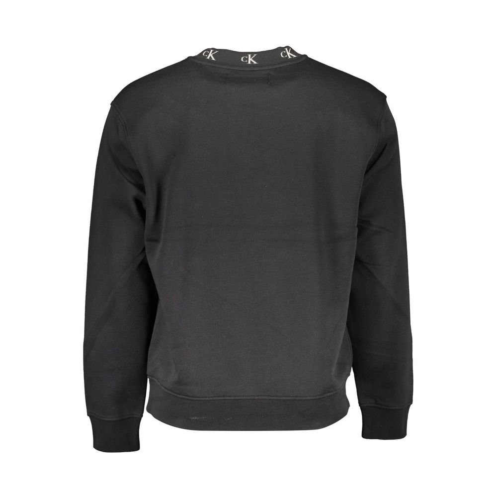 Calvin Klein Herrenpullover aus schwarzer Baumwolle