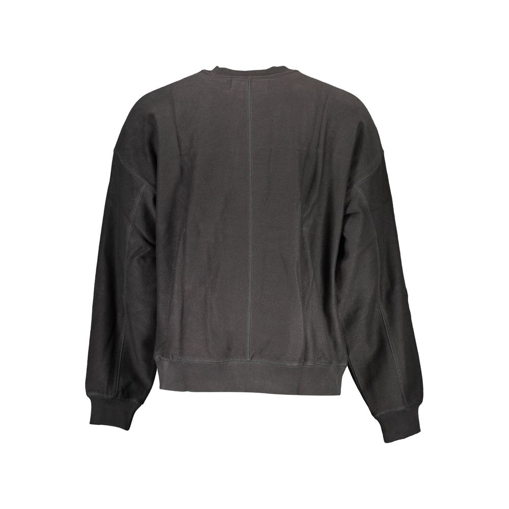 Calvin Klein Herrenpullover aus schwarzer Baumwolle