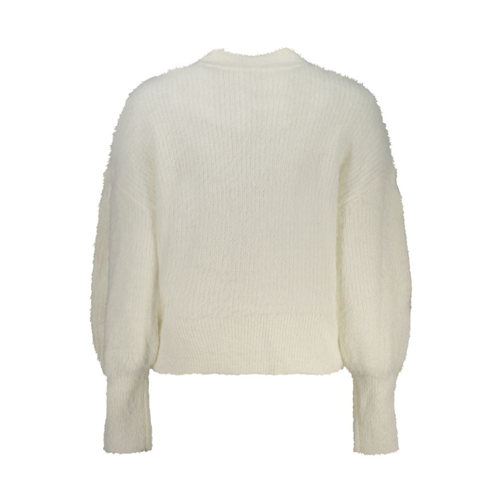 Guess Jeans Weißer Marabou Damen Pullover