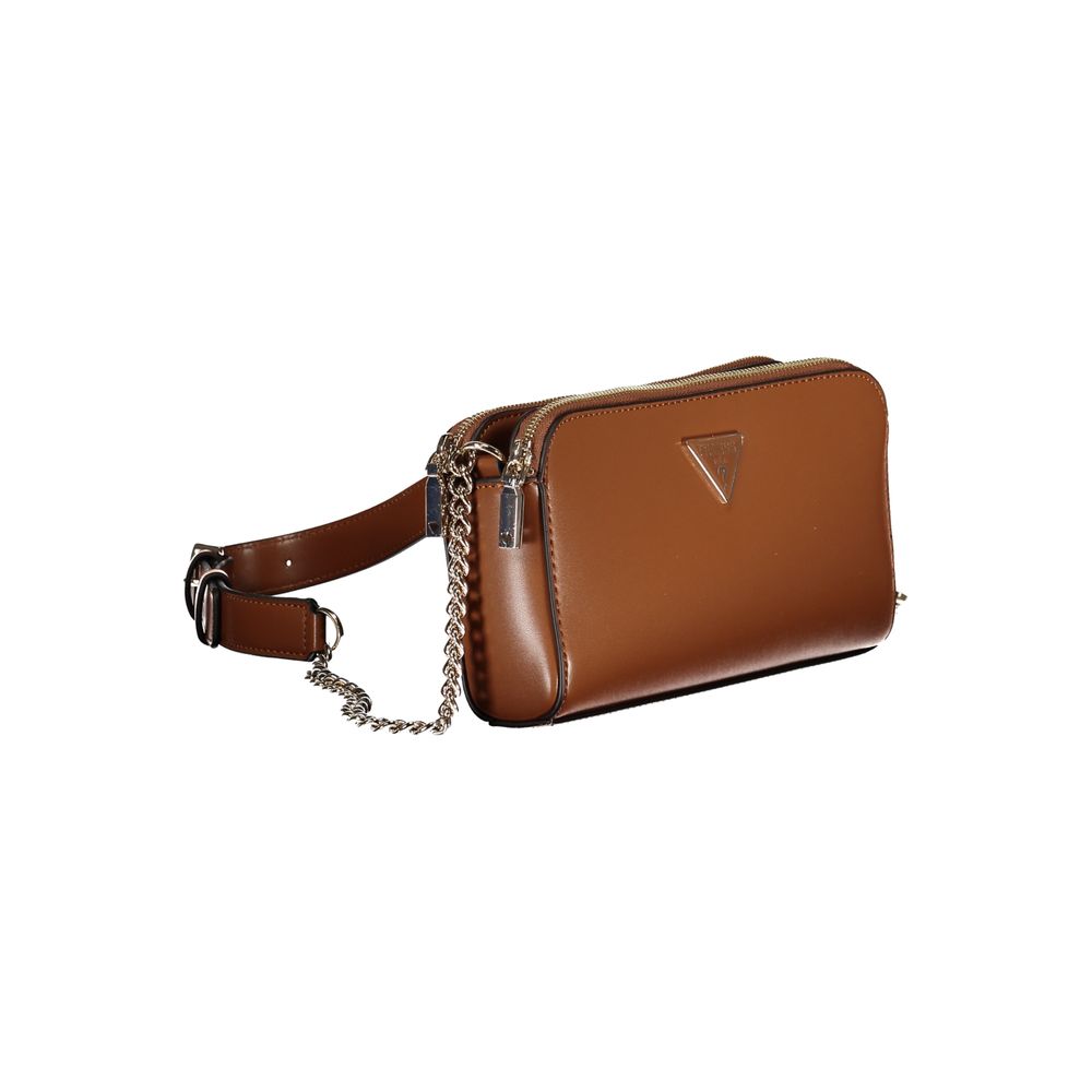 Guess Jeans Braune Polyethylen Damen Handtasche