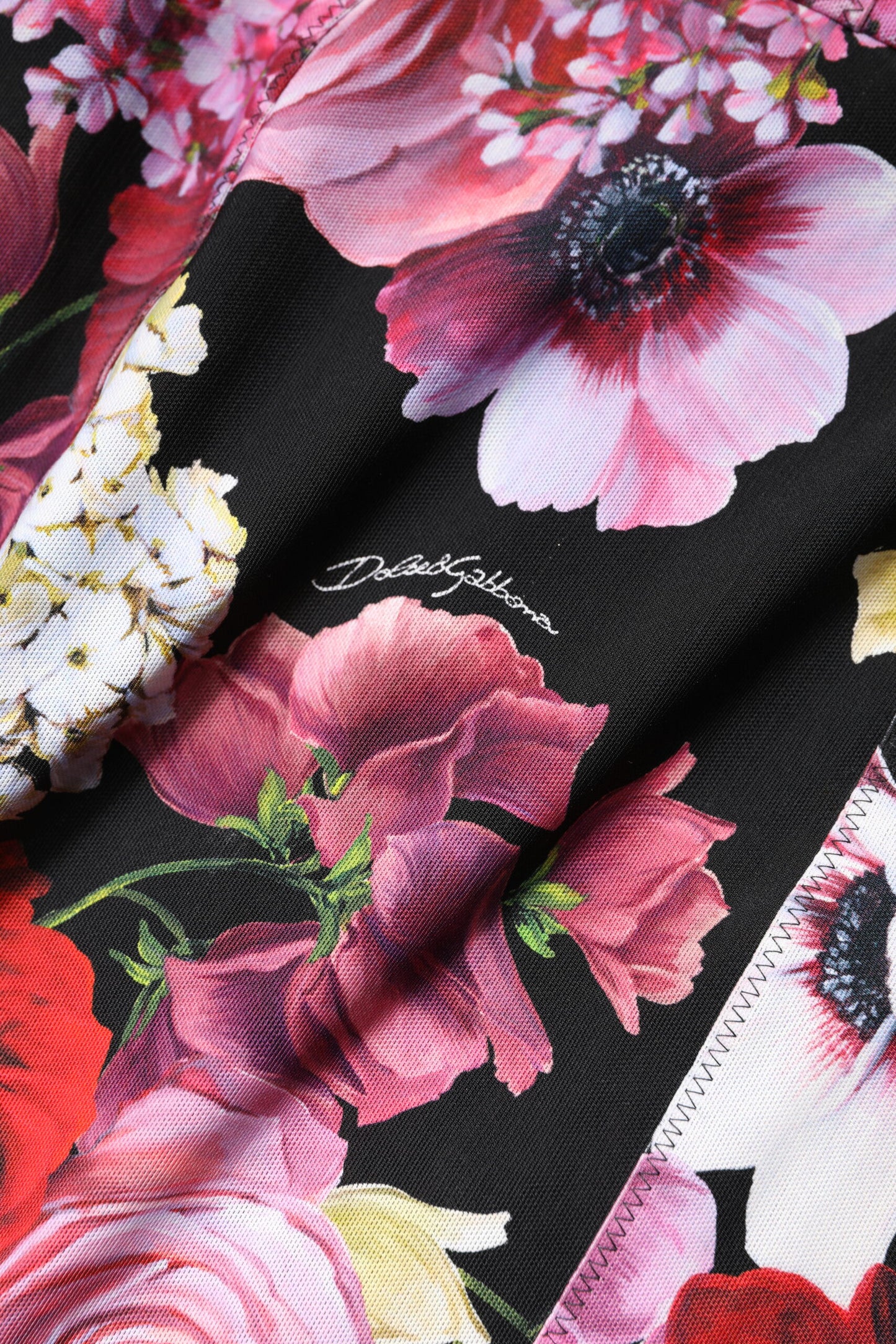 Dolce & Gabbana Mehrfarbiges Ortensia Patchwork-Etuikleid