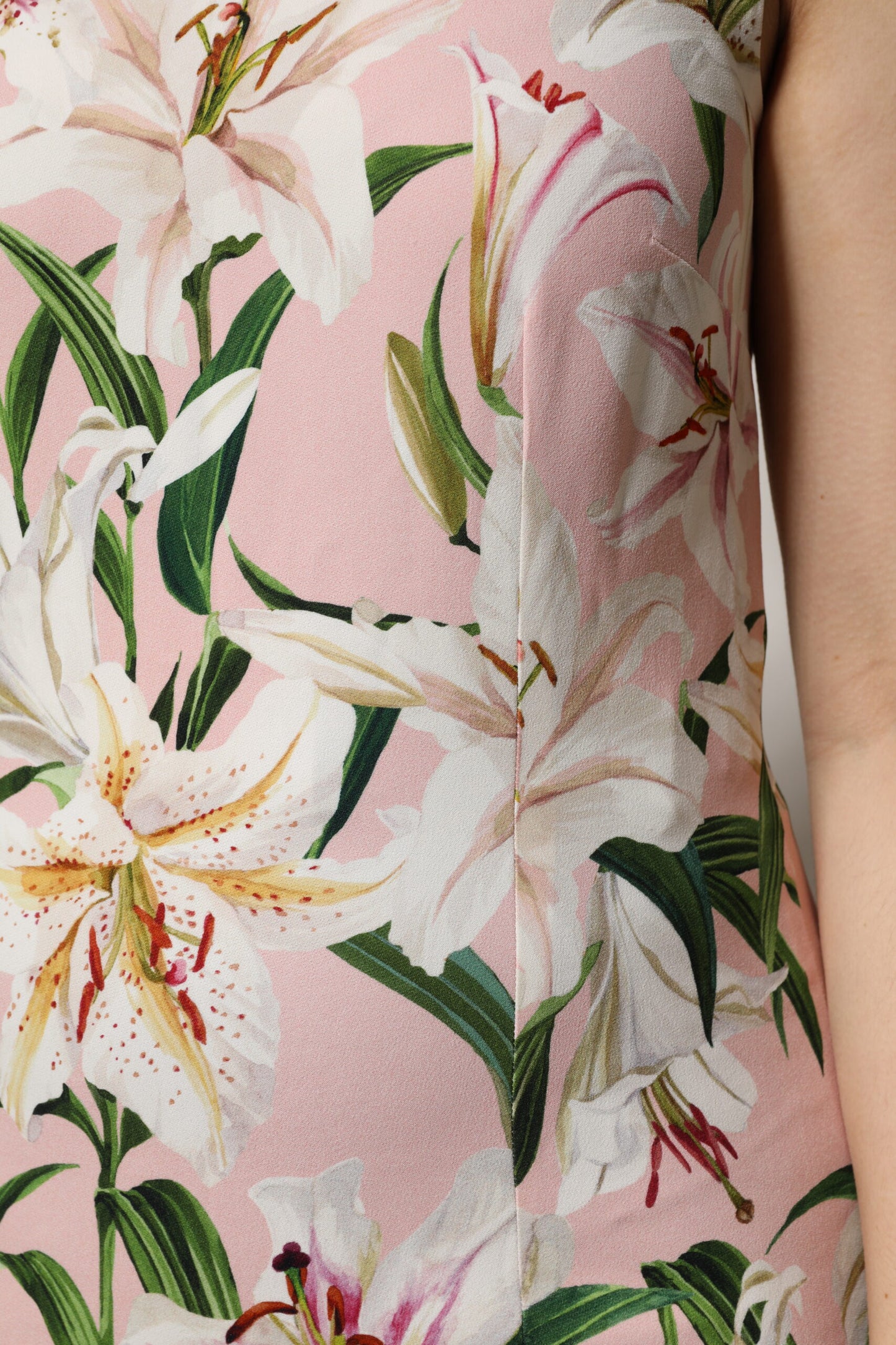 Dolce & Gabbana Tanktop mit Rundhalsausschnitt und mehrfarbigem Blumendruck