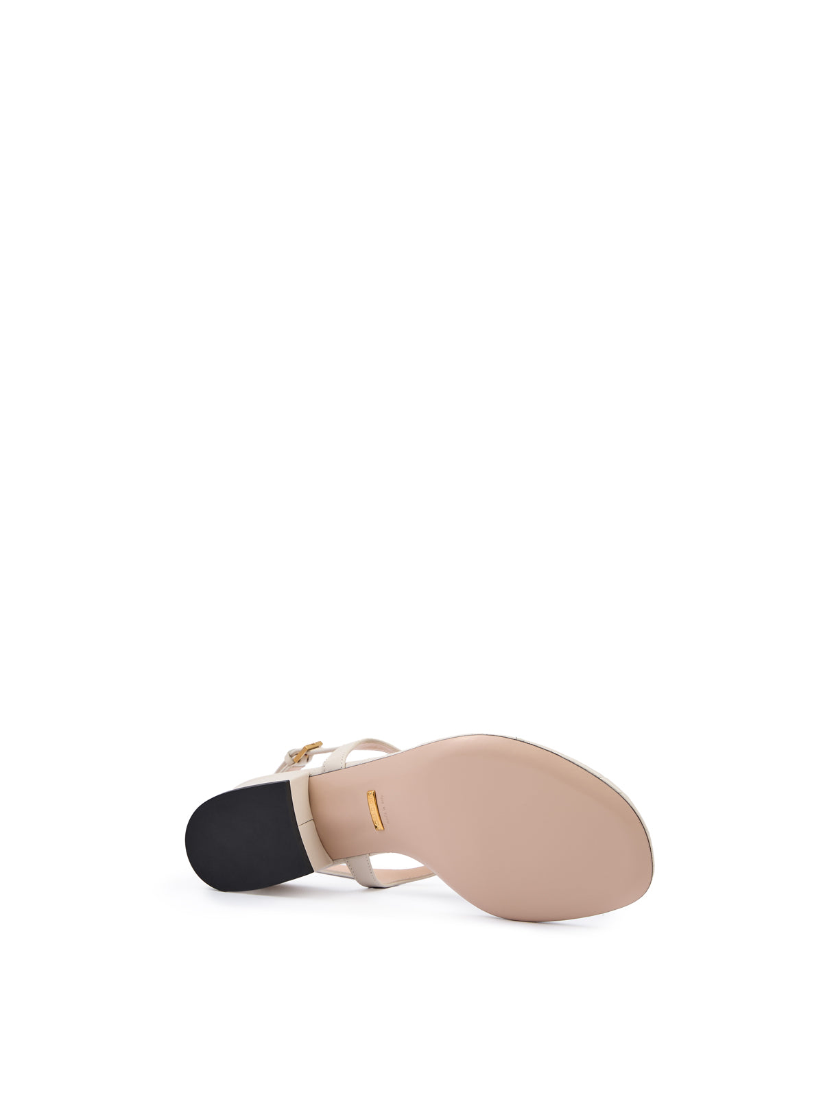 Gucci Mystic Weiße Nappaledersandalen „Charlotte“