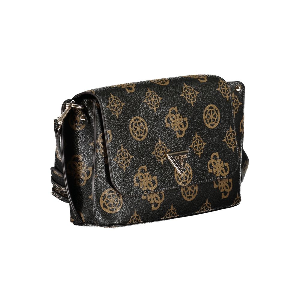 Guess Jeans – Braune Polyethylen-Handtasche