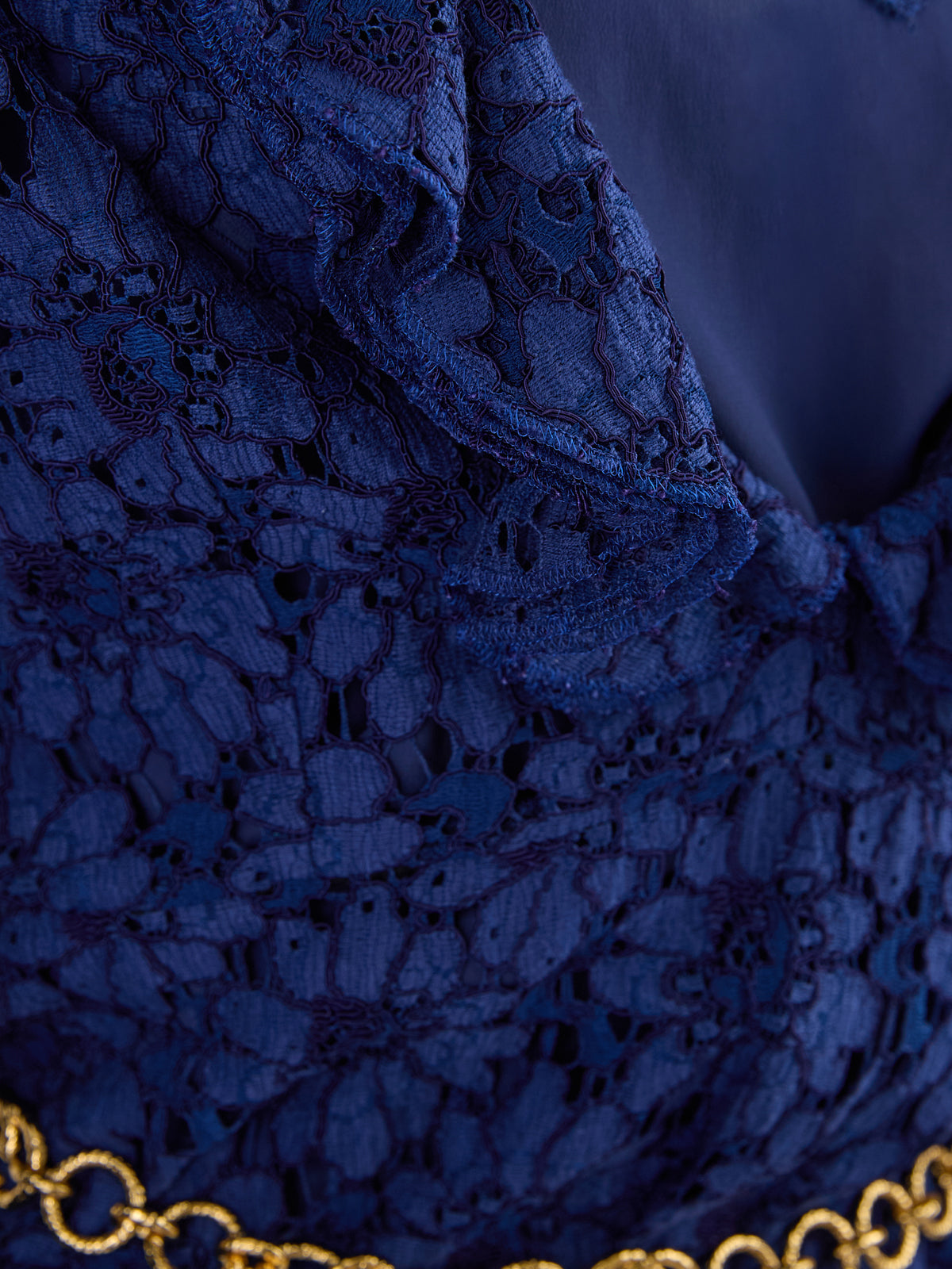 Mittellanges Kleid aus Viskose und Baumwolle von Gucci Blu