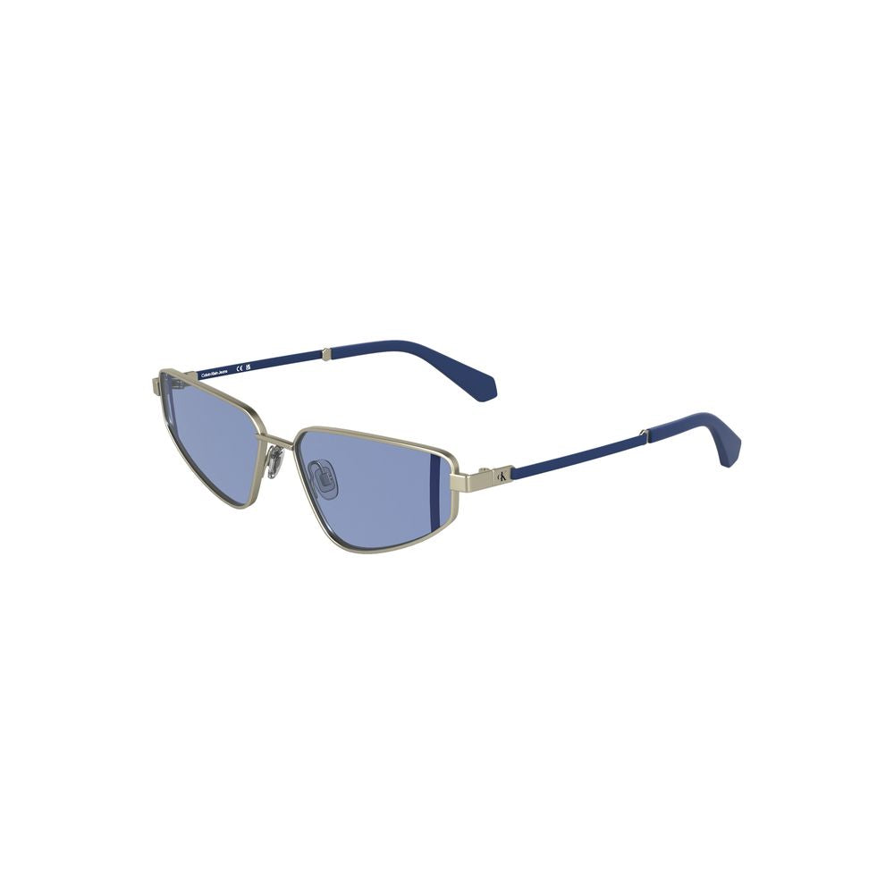 Calvin Klein Graue Metall-Sonnenbrille für Damen