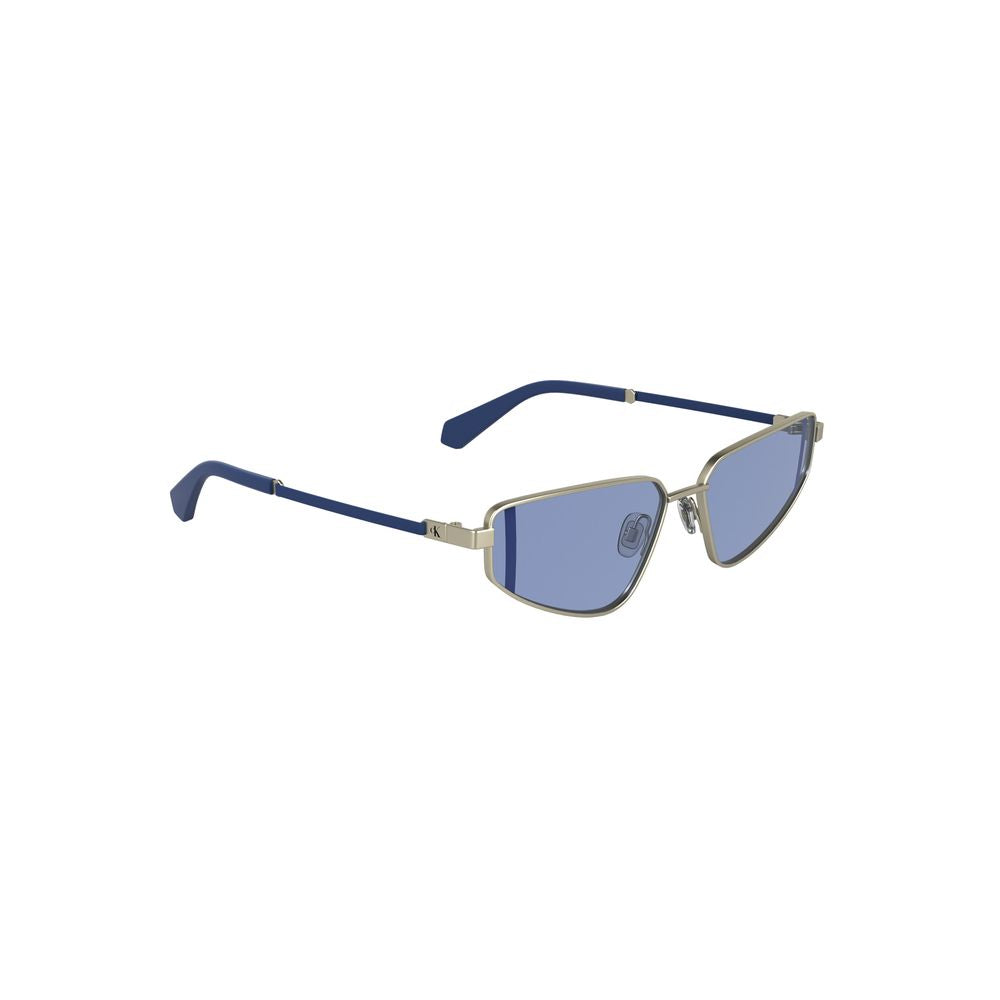 Calvin Klein Graue Metall-Sonnenbrille für Damen