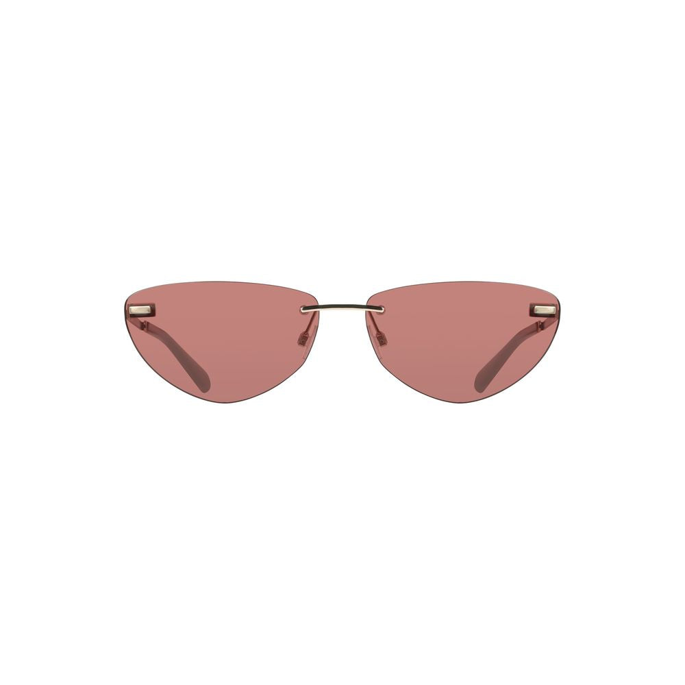 Calvin Klein Damen-Sonnenbrille aus rosa Metall